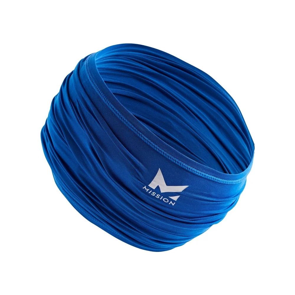 Mission Enduracool Cooling Multi-Function Neck Gaiter, Blue - One Size  NW